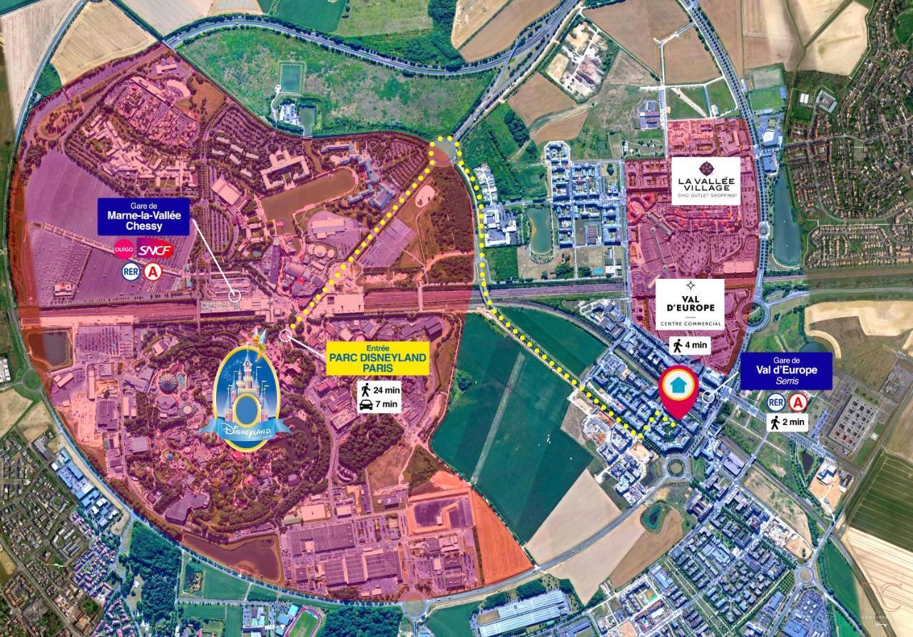 Disneyland-paris 7 Pers, Netflix, Wifi, 2 Parking Apartment